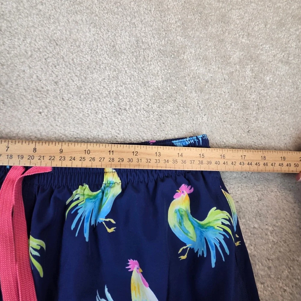 Chubbies Swim Trunks‎ Mens XL Blue Rooster Fowl Play 5.5